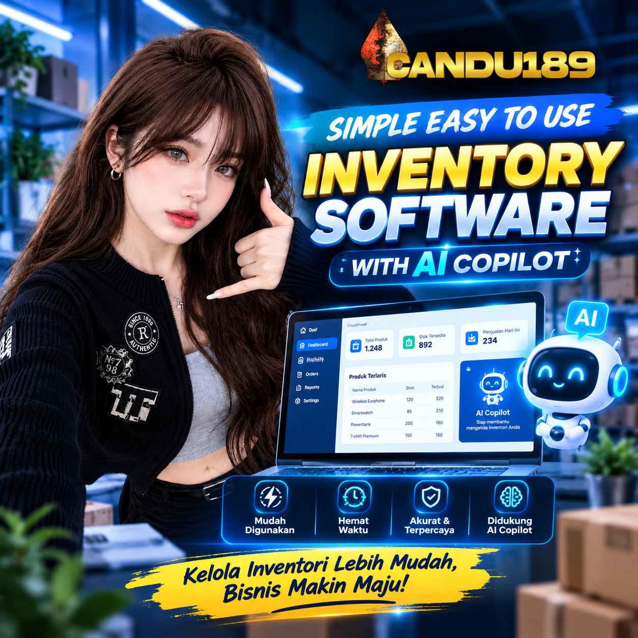 Banner CANDU189 X MINDPLM Simple Easy To Use Inventory Software With AI Copilot